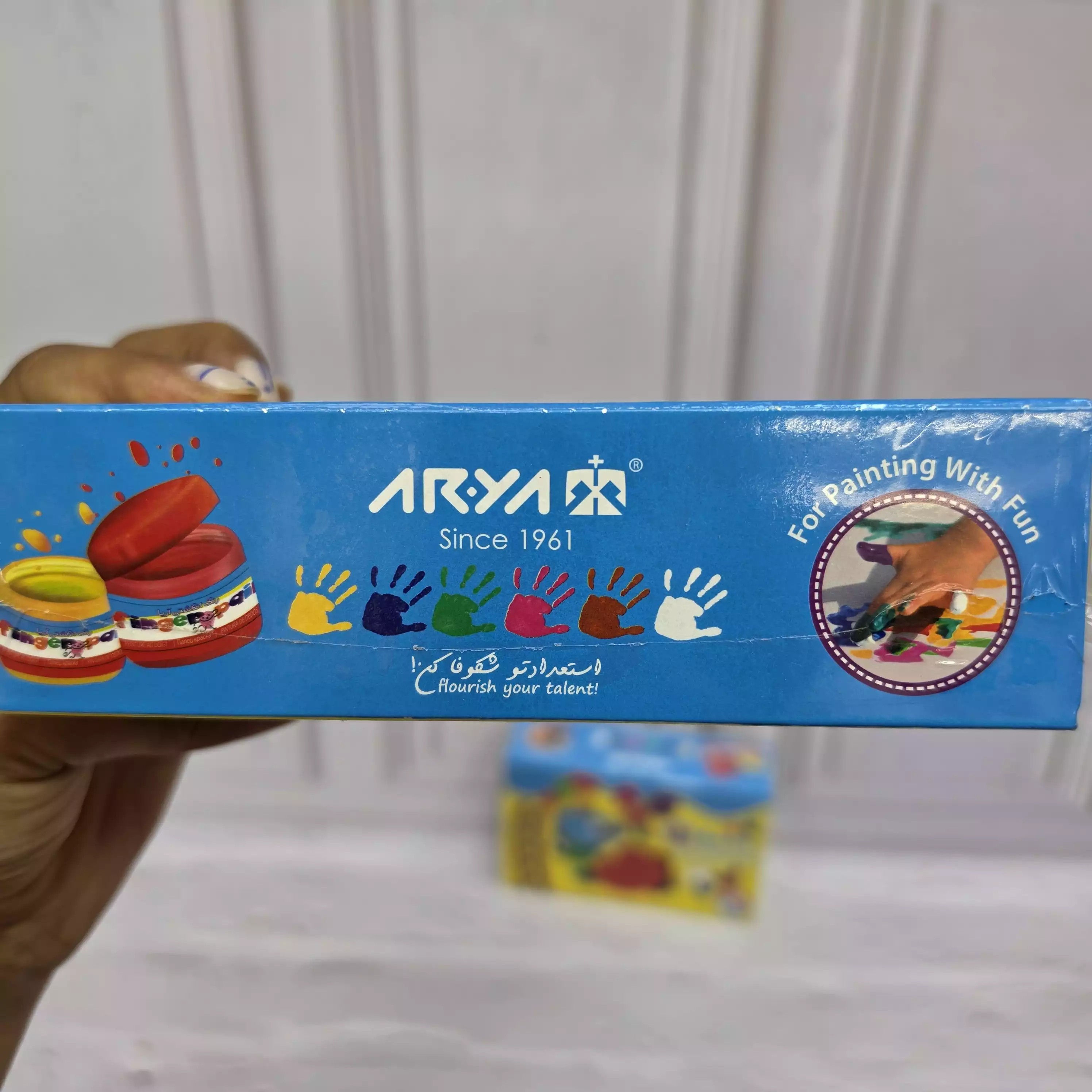 رنگ انگشتی 6 رنگ آریا 