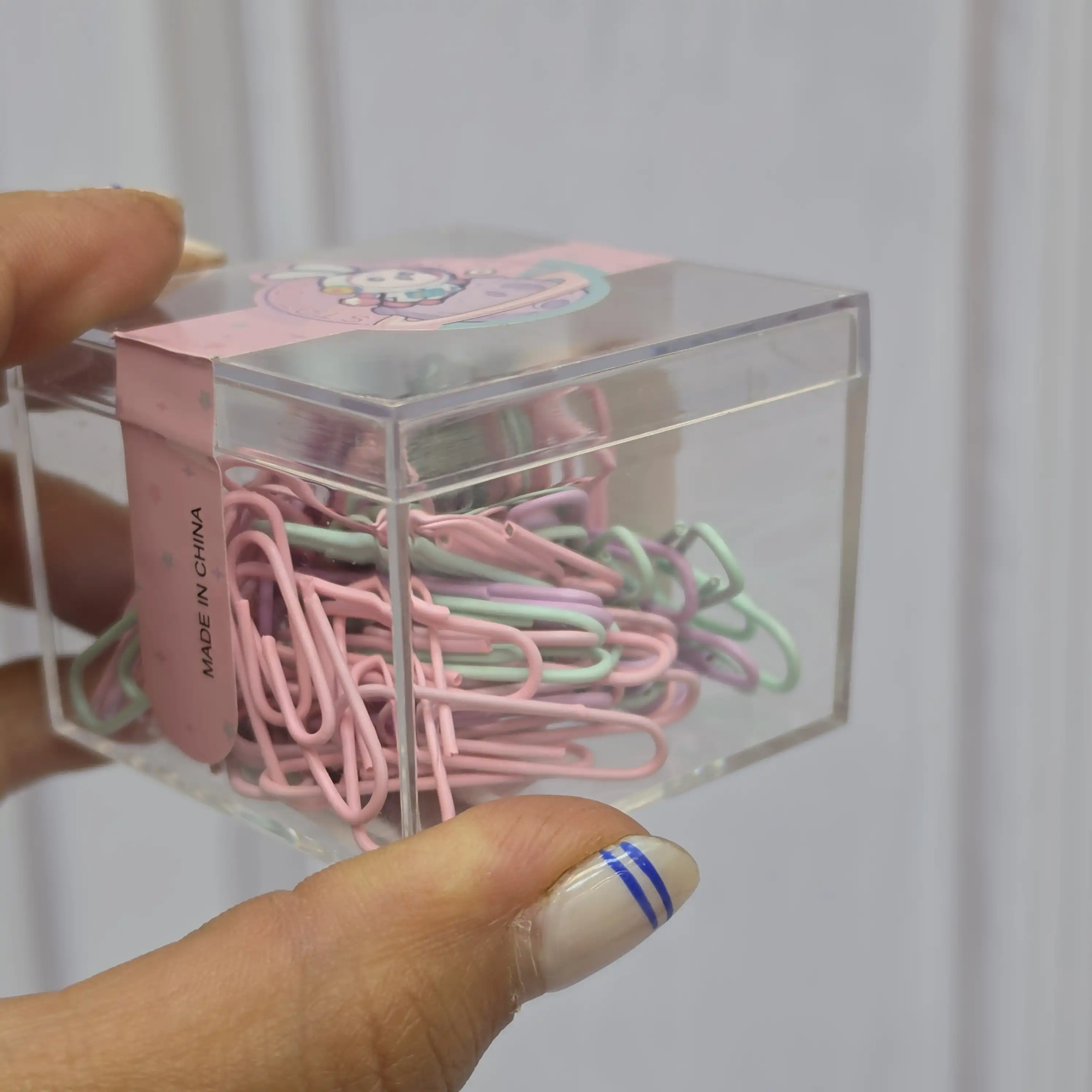 گیره کاغذ پاستیلی 